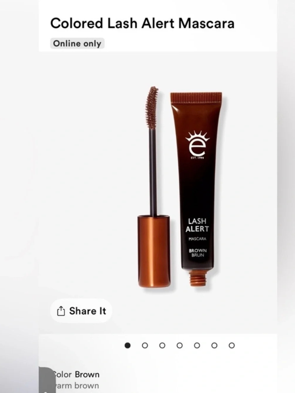 Eyeko Lash Alert Lift & Curl Mascara In Brown